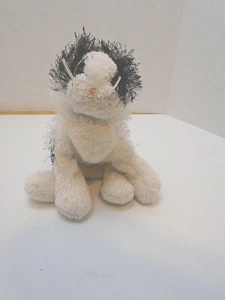 Webkinz Ganz HM016 Black & White Kitty Cat Plush no tags stringy style - Picture 1 of 6