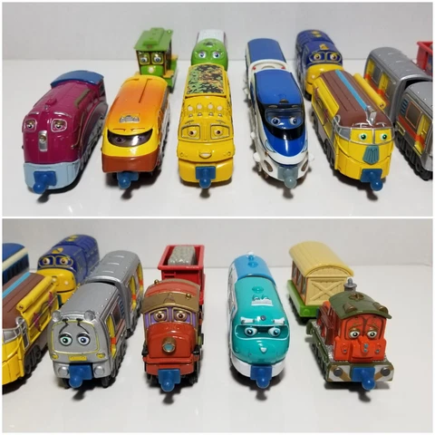 Chuggington Die Cast Train Lot of 17 Engine & Box Cars Hanzo Calley Hodge Speedy Cover