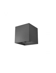 Applique a led per esterno design moderno grigio scuro cubo RD-0415 - Imagen 1 de 1