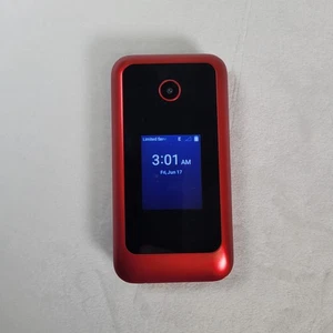 Teléfono plegable Consumer Cellular ZTE Verve Snap ZTE Z2336 4G rojo 4G LTE - Imagen 1 de 5