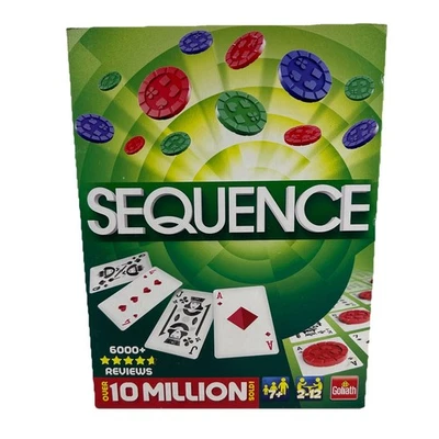 Sequence Board Game by Goliath 2019 Family Card Game Complete in Box Boxed - Image 1 of 4