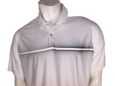 Camisa de golf Tiger Woods Collection XL blanca/gris poli/spandex Foto 1 de 4