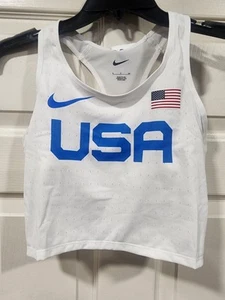 Nike Pro Elite Olympics Team USA PE Track Sport BH Damen Gr. XS DD7967-100 - Bild 1 von 6