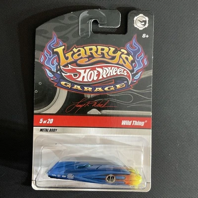 2009 Hot Wheels Larry's Garage Chase Initials #5 Wild Thing Blue - Image 1 of 4