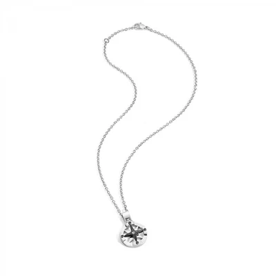 Collana Sector Uomo Acciaio Marine Silver Rosa dei Venti _SADQ01 - Immagine 1 di 4