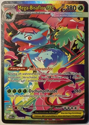Pokemon Mega-Bisaflor EX Deutsch 177/132 Mega-Entwicklung SIR Near Mint - Bild 1 von 2