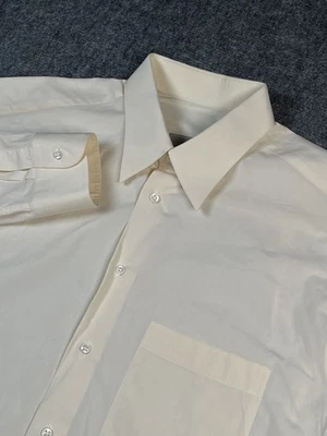 Camisa de Vestir Ermenegildo Zegna Para Hombres 2XL Amarilla Manga Larga Rossini Regular Foto 1 de 4