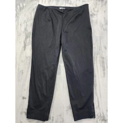 Charter Club Pant Shop Classic Fit High Rise Ankle Pants Size 14 Black Straight - Image 1 of 4