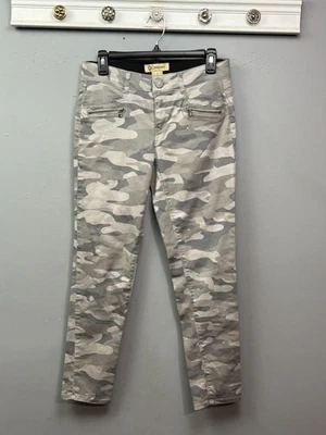 Democracy Pants Womens 6 Gray Camo Ankle Skinny Ab Technology Stretch Casual - Image 1 of 4
