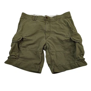 Pantalones Cortos Carga Polo Ralph Lauren Hombres 40 Verde Peso Pesado Lona 10" Entrepierna - Imagen 1 de 8