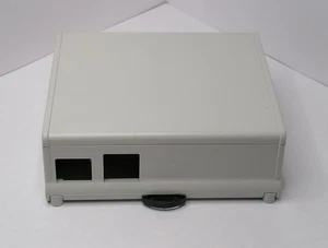 ABS Gehäuse MR6-BMX-R1 Raspberry-PI hellgrau 107x38x96mm für DIN-Hutschiene - Bild 1 von 3
