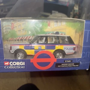 CORGI WORKING FEATURES 57601 RANGE ROVER POLICE DIE-CAST VEHICLE MINT MIB BOXED  - Picture 1 of 2