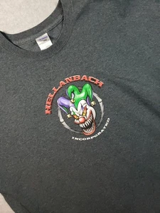 Hellanbach Mens T Shirt Black Joker Clown Who's Your Daddy Graphic 2XL - Picture 1 of 11