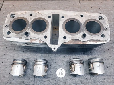 Винтажный б/у оригинальный производитель Honda 1972-74 CB350 F цилиндр кувшин и поршни 12100-333-030 - Изображение 1 из 4