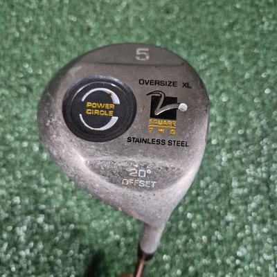 Cuadrado Dos Power Circle Gran Tamaño XL 5 Madera 20* Eje de Acero Flexión Regular Derecha 41.5" Foto 1 de 4