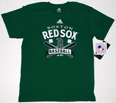 Boston Red Sox Boys Medium & XL Shamrock Tee NWT MLB by Adidas Free Shipping US  - Image 1 of 2