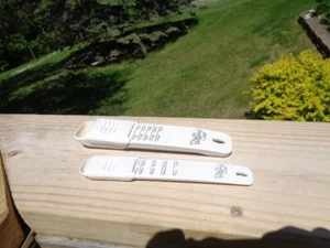 Pair Of 2 Pampered Chef Adjustable Measuring Spoons 1/8 Tsp Up To 1 Tbs - Picture 1 of 2