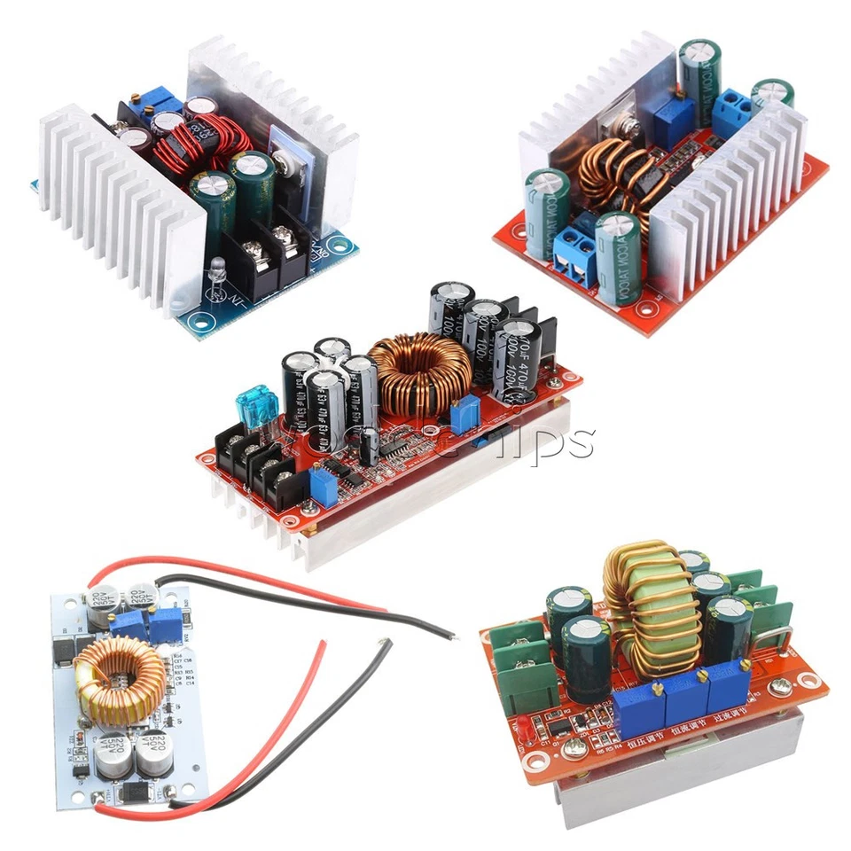 DC-DC 10/12/15/20A 150/250/300/400/1200W Step up Step down Buck Boost Converter - Image 1 of 4