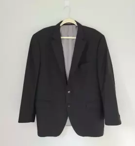 Peter Millar Black Sport coat Jacket 46 Reg Wool Suit Blazer - Picture 1 of 12