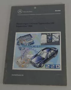 Manual de Taller Entrada Mercedes Benz W220 S 320 CDI CLASE S De 09/1999 - Imagen 1 de 2