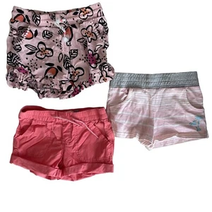 Cat Jack Old Navy Carter Summer Shorts Kids Small 6 Pink Flower Girls Set 3 - Picture 1 of 6