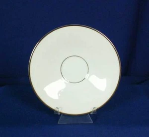 Rosenthal 3302 Untertasse schlicht weiß Platin Bettina Form Germany - Bild 1 von 4
