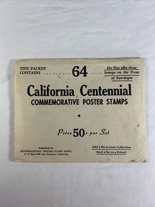 64 ~ California Centennial Commemorative Poster Stamps - Picture 1 of 9