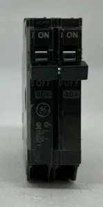 THQP240 - GE 40 Amp Double Pole 1/2" Circuit Breaker (48) - Picture 1 of 10