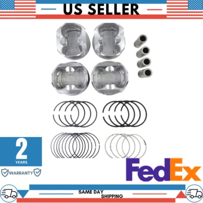 Juego de anillos de pistón para Jeep Wrangler TJ Cherokee XJ Dodge Dakota 2,5 L 1996-2002 Foto 1 de 4