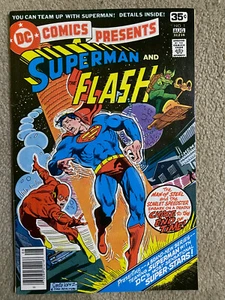 DC Comics DC COMICS PRESENTS #1 (1978) SUPERMAN & FLASH - High Grade - Imagen 1 de 12