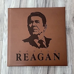 Ronald Reagan Leather Bound Pictorial Biography Limited Edition Book #517 / 1009 - Picture 1 of 8