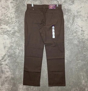 Gloria Vanderbilt Women Mona Comfort Fit Pinstripe Elastic Waist Trouser Pant 6 - Picture 1 of 13