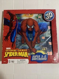 Marvel SPIDER-MAN Super 3-D Dartboard Child Safe Magnetic New in Box 2012 - Picture 1 of 7