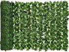 Artificial Ivy Privacy Fence Wall Screen, Dearhouse 98.4*59Inch, Green