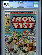 Iron Fist #14 Marvel Comics CGC 9.4 NM 1975 First Sabretooth k3 Amricons
