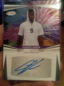 2025 Sage Collectibles Silver #A-33 Ja’Varrius Johnson Auto Autograph UCF - Picture 1 of 2