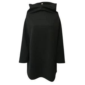 NINNI SENZA FRENI abito donna nero neoprene mod JAPPO MADE IN ITALY - Imagen 1 de 6