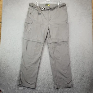 Cabelas Pants Mens 40X34 (39X32) Gray Convertible Straight Leg Outdoor - Picture 1 of 11
