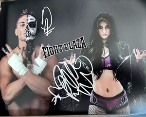 Darby Allin & Gigi Dolin Priscilla Kelly Autographed 8x10 Photo AEW NXT WWE - Picture 1 of 1