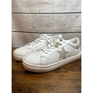 Steve Madden Starling Damen-Sneaker, weiß MultiX Größe 9,5 - Bild 1 von 7