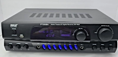 Pyle Home Theater Wireless BT Streaming Receiver Amplifier w/ FM/USB 200W - Image 1 of 4