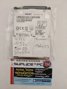 HDD - HGST - HDD-Z7K500-500 - 500GB - 2.5 Inch SATA - Caution (Piece Det-Hs) - Picture 1 of 3