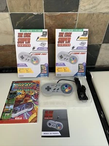 2 X Retro Super Nintendo SNES USB Controller Joypads - Picture 1 of 9