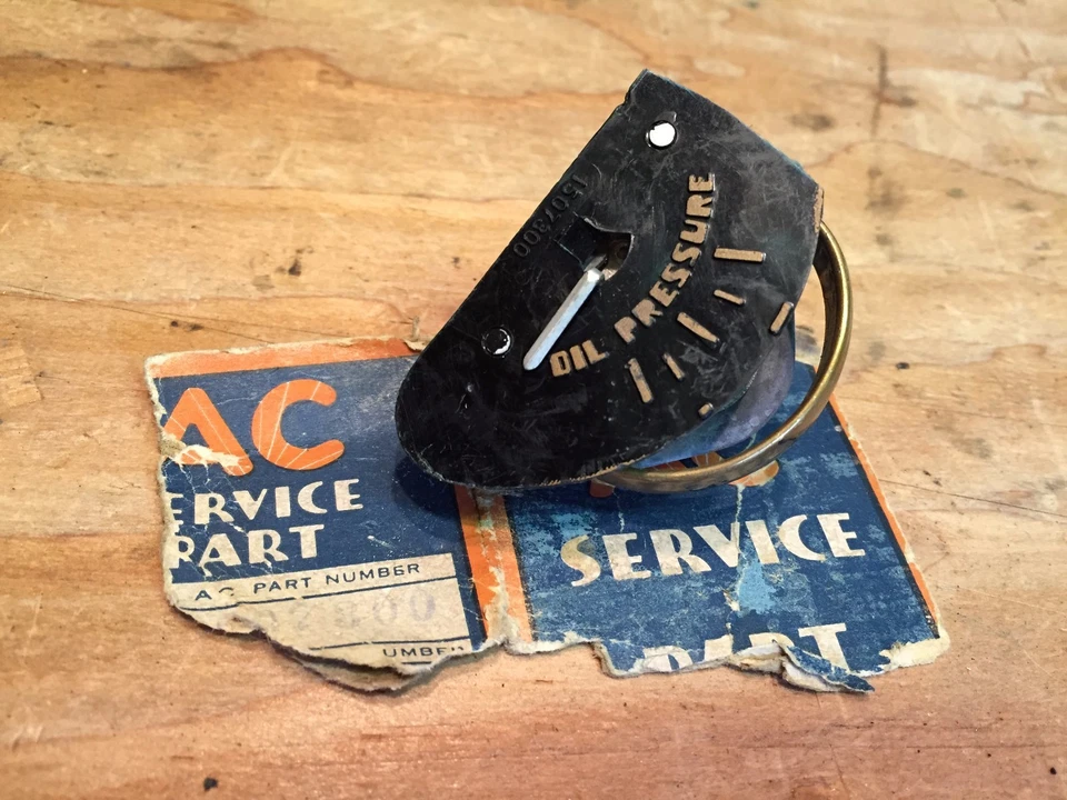 Buick Series 40 1948 50 nos GM manómetro de presión de aceite aire acondicionado Delco 1507300 Foto 1 de 1
