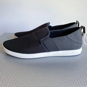 OluKai Hale'iwa Sneakers Black Slip On Casual Comfort Shoes Women's 9.5 NWT - Picture 1 of 12