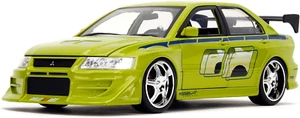 Fast & Furious 1:24 Brian's Mitsubishi Lancer Evolution VII Die-Cast Auto, Spielzeug... - Bild 1 von 12
