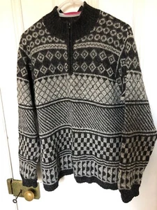 The Peruvian Connection 100% Alpaca Fair Isle Men Jumper Medium - Picture 1 of 14