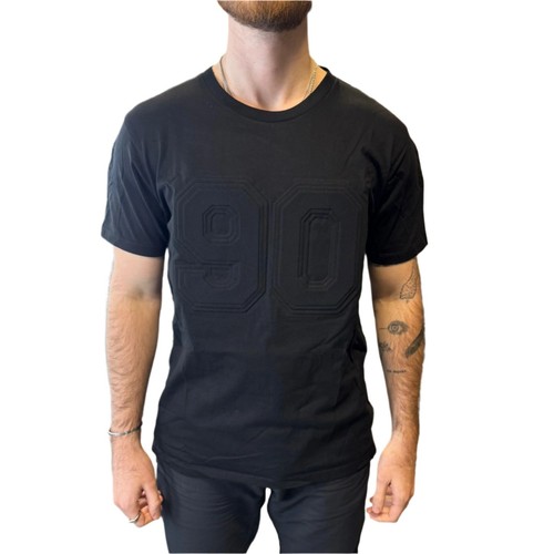 T shirt Marcelo Burlon nera imbottita 90 Taglia L $290