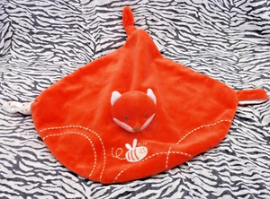 CD/ DOUDOU GIPSY RENARD ORANGE PLAT ABEILLE BRODEE SEMI ROND TETINE NEUF 3 DISP0 - Picture 1 of 3