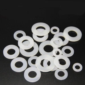 M3 M4 M6 M8 Nylon Plastic Penny Ring Washers 12mm to 25mm OD - Picture 1 of 4